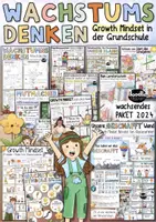 Vorschau - Arbeitsblätter - Wachstumsdenken / Growth Mindset 🏫✨ Grundschule / PAKET 2 - Deckblatt