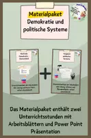 Vorschau - Stundenentwürfe - Politische Systeme Materialpaket | Unterrichtsstunden - Deckblatt