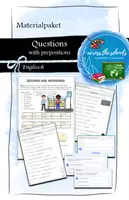 Vorschau - Arbeitsblätter - Questions with Prepositions: Materialpaket - Deckblatt