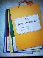 Vorschau - Arbeitsblätter - Jgst.1/2 WG - Jahreszeitenkalender - Anleitungen + Sequenzplanung - Deckblatt