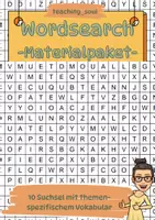 Vorschau - Arbeitsblätter - Materialpaket - 10 Suchsel - Wordsearch - Unterstufe - Deckblatt