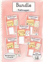 Vorschau - Fördermaterial/Inklusion - BUNDLE - Klettmappen - A, E, I, O und U - Deckblatt