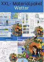 Vorschau - Arbeitsblätter - XXL-Materialpaket - Wetter - Deckblatt