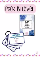 Vista previa - Presentaciones - Pack Writing y Speaking B1: Guía de Writing + Llavero Useful Expressions - Portada