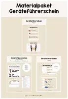 Vorschau - Poster - Materialpaket Geräteführerschein - Deckblatt