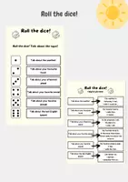 Vorschau - Arbeitsblätter - Materialpaket "roll the dice" - Deckblatt