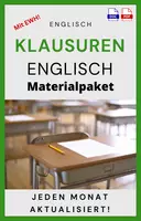 Vorschau - Stundenentwürfe - Klausuren - Materialpaket - Oberstufe - Englisch - Deckblatt