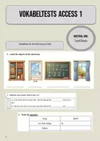 Vorschau - Test - Materialpaket: Vokabeltests Access 1 - Deckblatt