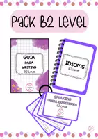 Vista previa - Presentaciones - Pack Writing y Speaking B2: Guía de Writing + Llavero Useful Expressions - Portada