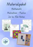 Vorschau - Spiele - Materialpaket Mathepuzzle zu den Reihen 2 - 10 - Deckblatt