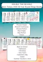 Aperçu - Jeux - Double Bingo Bundle - 13 feuilles de bingo uniques - Page de couverture