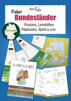 Vorschau - Arbeitsblätter - Homeschooling Bundesländer (Puzzle, Legekreis, Flipbook, Ausmalbilder) - Deckblatt