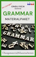 Vorschau - Arbeitsblätter - Grammar-Materialpaket - Deckblatt