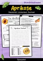 Vorschau - Arbeitsblätter - Aprikose - Sparpaket | Materialpaket - Deckblatt