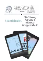 Vorschau - Arbeitsblätter - Materialpaket PHILO Einführung Ästhetik - Deckblatt