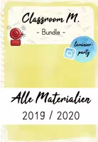 Vorschau - Mal- und Bastelvorlagen - Sparbundle Classroom Management: Alle Materialien 2019/2020 - Deckblatt