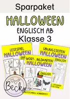 Vorschau - Spiele - Materialpaket: Englisch Halloween - Deckblatt