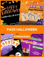 Vista previa - Manualidades / Dibujos para colorear - PACK HALLOWEEN - Portada