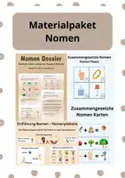 Vorschau - Spiele - Materialpaket Nomen - Deckblatt