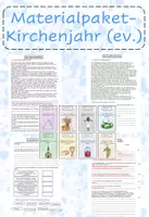 Vorschau - Spiele - Materialpaket - das evangelische Kirchenjahr - Deckblatt
