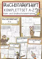 Vorschau - Anderer Materialtyp - Buchstabenheft Komplettset Aa-Zz (Klein- und Großbuchstabentraining) - Deckblatt
