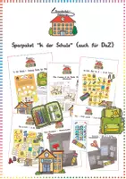 Vorschau - Arbeitsblätter - In der Schule: XXL Sparpaket - Deutsch / DaZ - Kl. 1-3 - Deckblatt