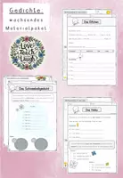 Vorschau - Arbeitsblätter - Materialpaket Gedichte (wachsend) - Deckblatt