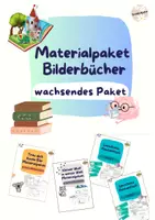 Vorschau - Unterrichtsreihen - Materialpaket Bilderbücher für den Deutschunterricht (wachsendes Paket) - Deckblatt