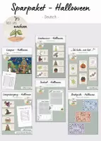 Vorschau - Arbeitsblätter - Sparpaket Halloween - Deutsch - Deckblatt