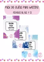Vista previa - Presentaciones - Pack de Guías para Writing Niveles B1, B2 y C1 - Portada