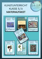 Vorschau - Stundenentwürfe - Preisvorteil ✅ Materialpaket KUNST Klasse 5 - 7 🎨 - Deckblatt