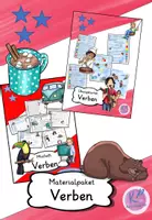 Vorschau - Arbeitsblätter - Materialpaket Verben (Miniheft und Übungskarten) - Deckblatt