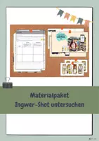 Vorschau - Arbeitsblätter - Materialpaket: Ingwer-Shot - Qualitätsmerkmale untersuchen - Testergebnisse vergleichen - Deckblatt