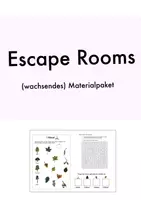 Vorschau - Arbeitsblätter - Materialpaket Escape Rooms (wachsend) - Deckblatt