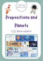 Vorschau - Arbeitsblätter - Prepositions/Planets - Materialpaket - Englisch und CLIL Material für den Sachunterricht - Deckblatt