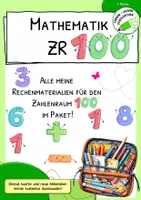 Vorschau - Arbeitsblätter - Materialpaket "Mathematik im Zahlenraum 100" - Deckblatt