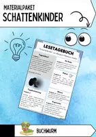 Vorschau - Arbeitsblätter - Materialpaket: Schattenkinder (Roman) - Deckblatt
