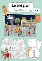 Vorschau - Arbeitsblätter - Sankt Martin Lesespur | Klasse 1 - 4 - Deckblatt