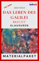 Vorschau - Arbeitsblätter - Klausuren - Das Leben des Galilei - Bertholt Brecht - Materialpaket - Deckblatt