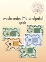 Vorschau - Spiele - wachsendes Materialpaket Spiele Klasse 4 - Deckblatt