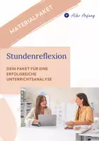 Vorschau - Bildkarten - Materialpaket | Reflexionsgespräche im Referendariat - Deckblatt