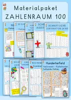 Vorschau - Stundenentwürfe - Zahlenraum 100 Materialpaket - Deckblatt