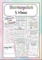 Vorschau - Arbeitsblätter - Starterpaket 5. Klasse - Deckblatt