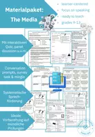 Vorschau - Arbeitsblätter - Materialpaket: "Modern media & communication technologies" mit Fokus auf Sprechkompetenzen - Deckblatt