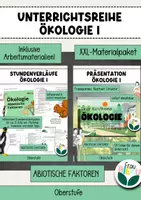 Vorschau - Stundenentwürfe - Materialpaket Unterrichtsreihe Ökologie I Abiotische Faktoren Q1 Q2 - Deckblatt
