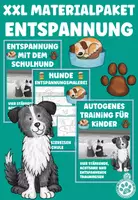 Vorschau - Arbeitsblätter - Materialpaket Hunde Entspannung Fantasiereisen Grundschule - Deckblatt