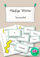Vorschau - Arbeitsblätter - Blitzlesen Sparpaket/Materialpaket - Sichtwortschatz und Lesefluss fördern - Deckblatt