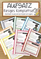 Vorschau - Anderer Materialtyp - Aufsatz - Riesiges Komplettset (Karteien & passende Kopiervorlagen) - Deckblatt