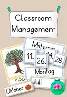 Vorschau - Mal- und Bastelvorlagen - Classroom Management- Das Klassenzimmer einrichten- Materialpaket - Deckblatt