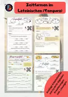 Vorschau - Arbeitsblätter - Materialpaket Zeitformen - Deckblatt